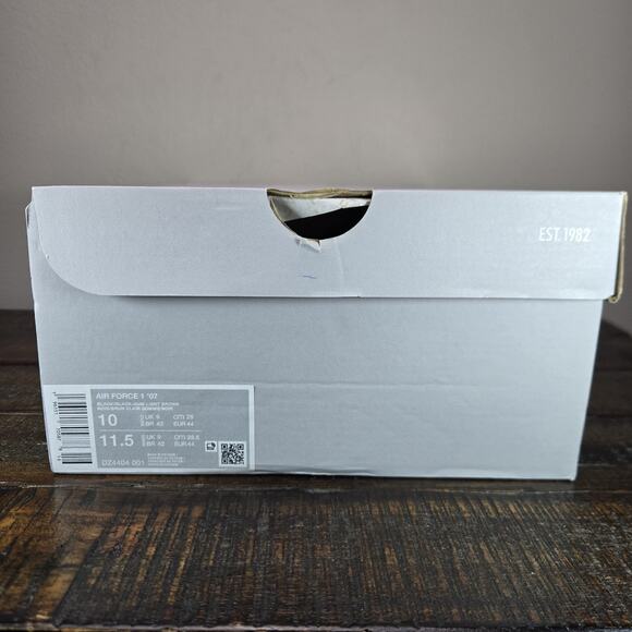 NEW Nike Air Force 1 Low \'07 Mens Size 10 Lifestyle Shoes Black 2022 DZ4404-001 main image 5